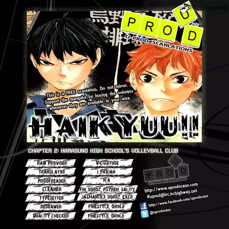 Haikyuu!! - Chapter 2 - Page 1