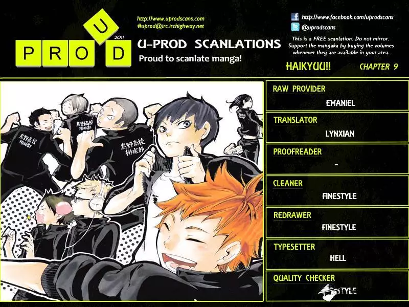 Haikyuu!! - Chapter 9 - Page 1